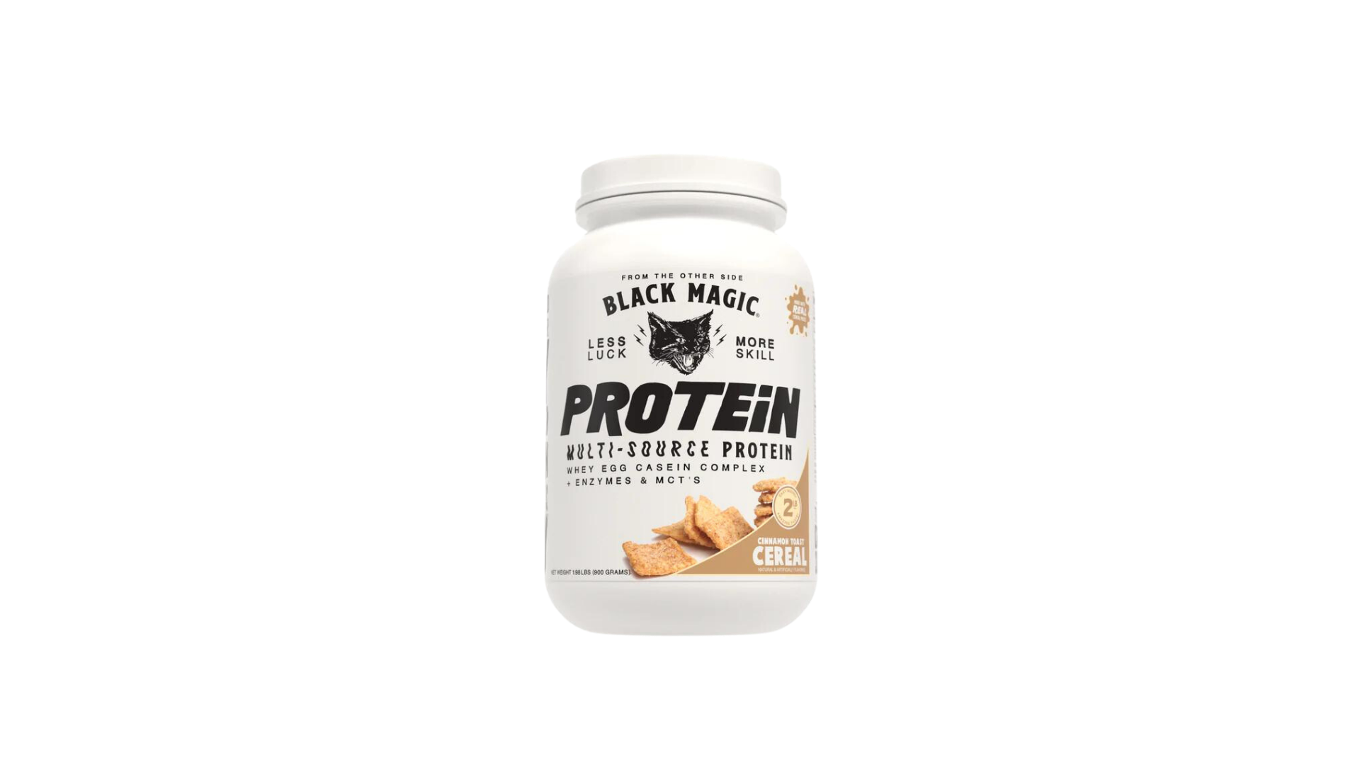 image of Black Magic Protein 2 lbs cinnamon toast cereal flavor