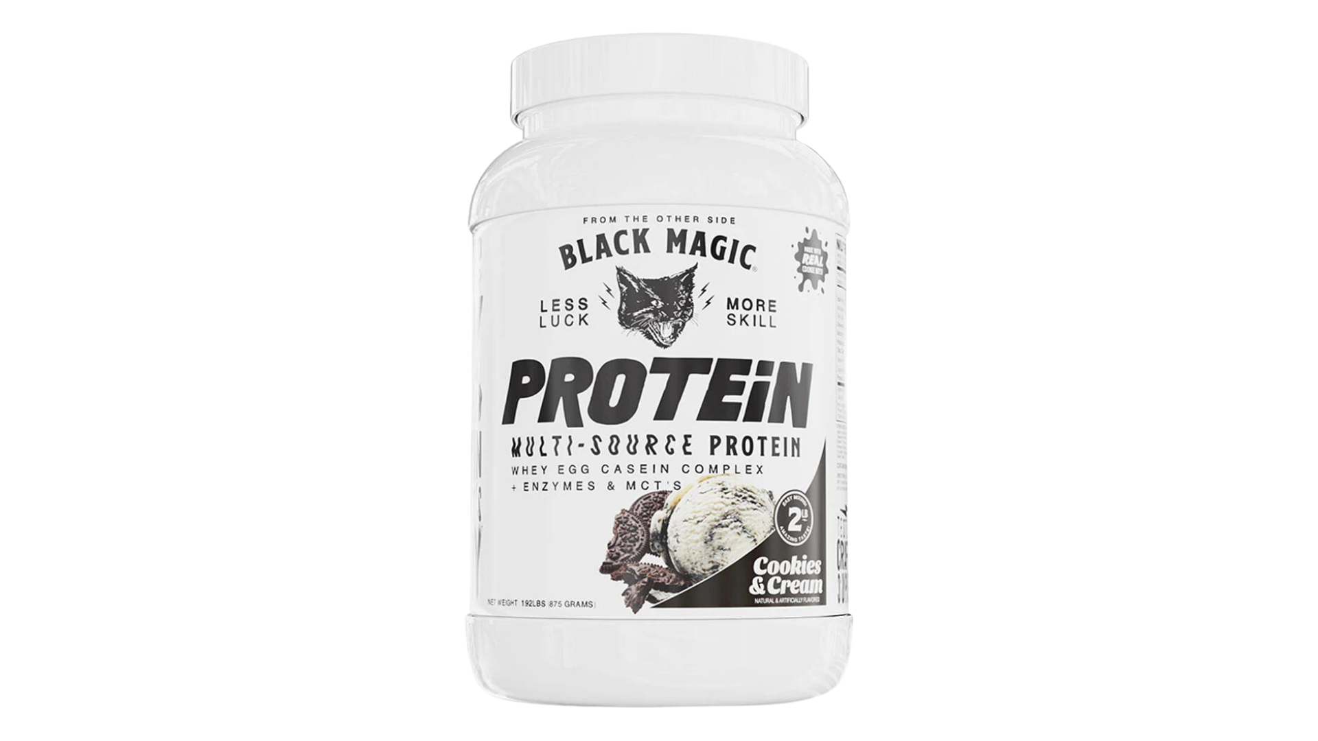 image of Black Magic Protein 2 lbs cookie and cream flavor